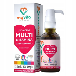MYVITA Multiwitamina Family dla Dzieci i Dorosłych 30ml