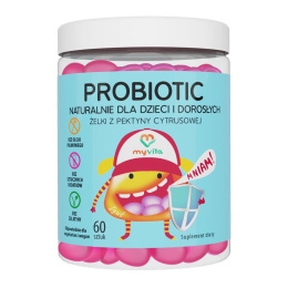 MYVITA Żelki Probiotic dla Dzieci i Dorosłych 60 Sztuk