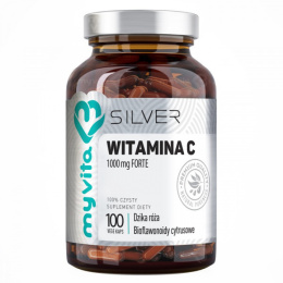 MYVITA SILVER Witamina C 1000mg FORTE 100 tabletek