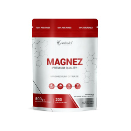WISH MAGNEZ Magnesium Citrate 500 g Proszek