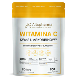 ALTO PHARMA Kwas L-askorbinowy Witamina C 1000mg 500 gram