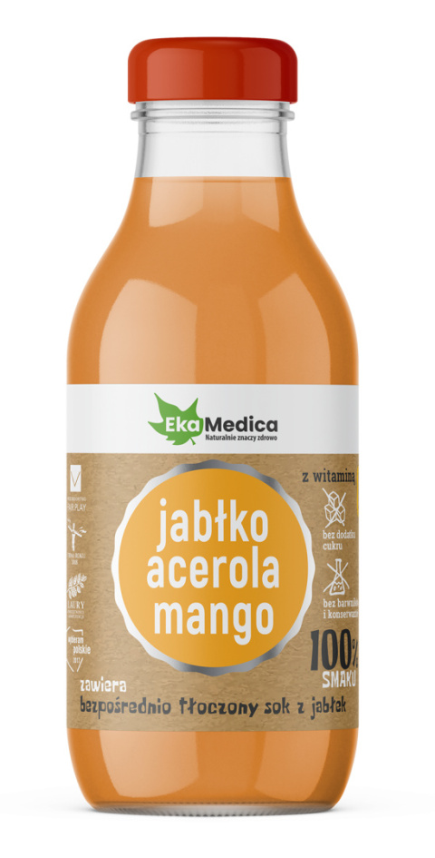 EKAMEDICA Jabłko Acerola Mango Sok 300 ml