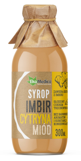 EKAMEDICA Syrop Imbir Cytryna Miód 300 ml