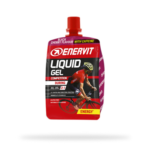 ENERVIT Liquid Gel Wiśniowy z Kofeiną 60 ml