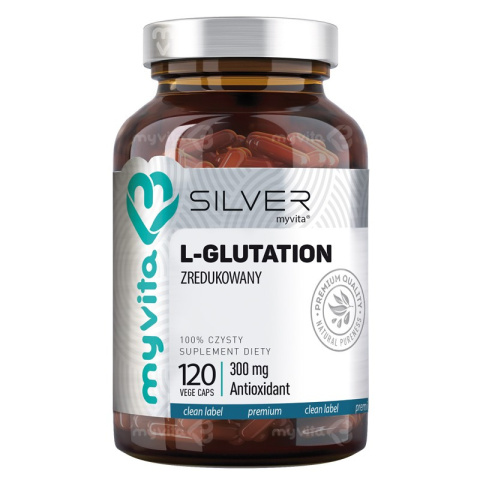 MYVITA SILVER L-Glutation zredukowany 120 Kapsułek