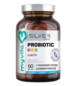 MYVITA SILVER Probiotic Kids 6 mld CFU 60 kapsułek