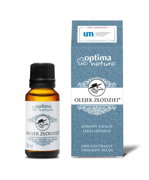 OPTIMA NATURA Naturalny Olejek Eteryczny Złodziei 20 ml