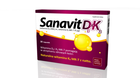 Polski Instytut Farmacji SanaVit D3 + K2 30 Kapsułek
