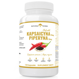 ALTO PHARMA Kapsaicyna + Piperyna + Prebiotyk 120 Kapsułek