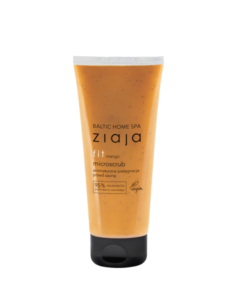 ZIAJA BALTIC HOME SPA FIT Microscrub Mango Aromatyczna Pielęgnacja Przed Sauną 190 ml