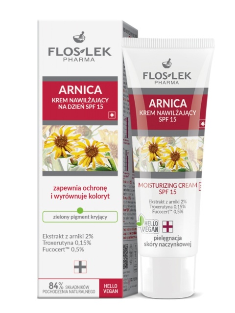 FLOSLEK ARNICA® Krem nawilżający SPF 15 50 ml