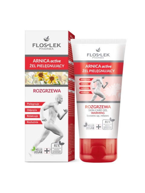 FLOSLEK Arnica Active Żel pielęgnujący rozgrzewa 100 ml