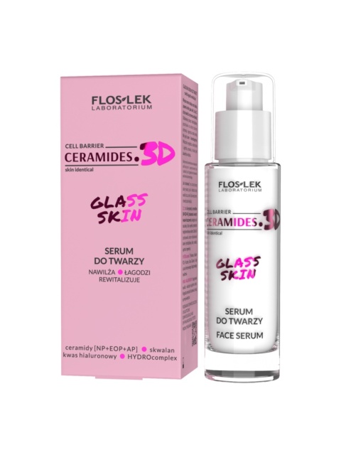 FLOSLEK CERAMIDES. 3D GLASS SKIN Serum do twarzy 30 ml