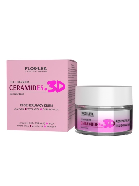 FLOSLEK CERAMIDES. 3D Regenerujący krem 50 ml