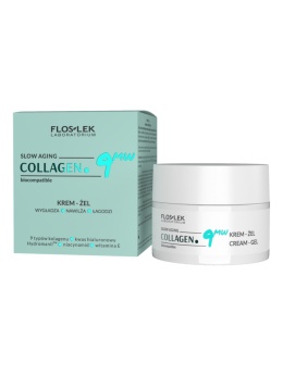 FLOSLEK COLLAGEN. 9MW Krem - żel wygładza nawilża łagodzi 50 ml