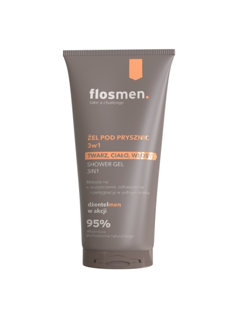 FLOSLEK FLOSMEN Żel pod prysznic 3w1 225 ml