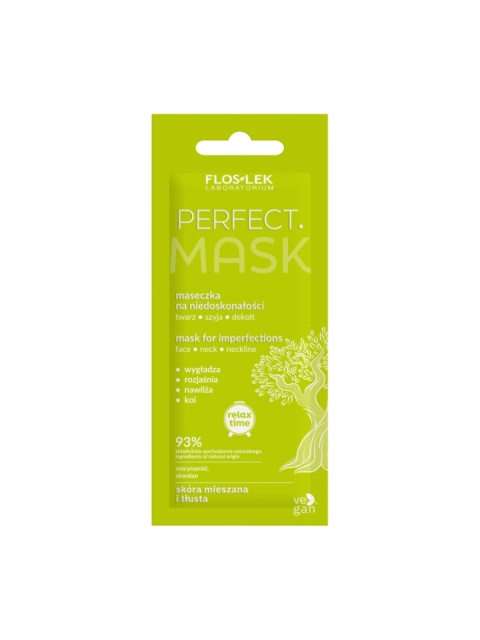 FLOSLEK PERFECT Maseczka twarz szyja dekolt 6 ml