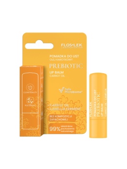 FLOSLEK PREBIOTIC LIP CARE Prebiotyczna pomadka do ust olej karotkowy 4g