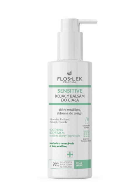 FLOSLEK SENSITIVE Kojący balsam do ciała skóra wrażliwa, skłonna do alergii 175 ml