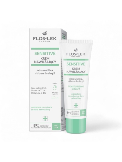 FLOSLEK SENSITIVE Krem nawilżający skóra wrażliwa, skłonna do alergii 50 ml