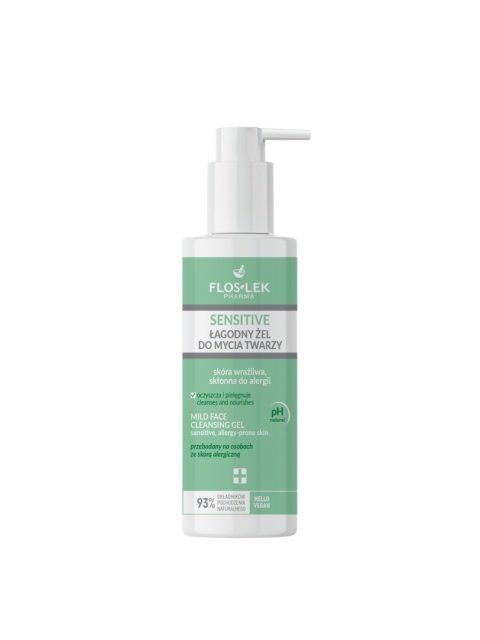 FLOSLEK SENSITIVE Łagodny żel do mycia twarzy do skóry wrażliwej 175 ml