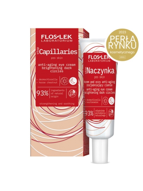 FLOSLEK StopNACZYNKA Krem pod oczy anti-aging rozjaśniający cienie 30 ml