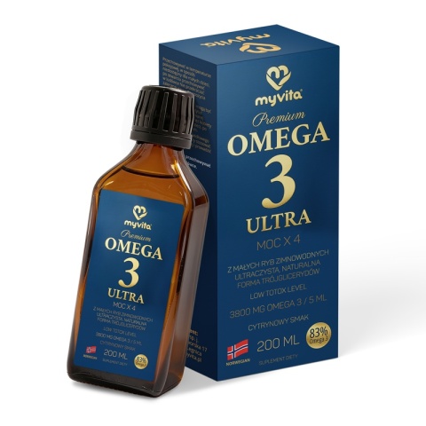 MYVITA Omega ULTRA w Płynie 200 ml