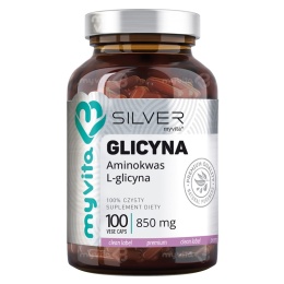 MYVITA SILVER Glicyna 100 Kapsułek