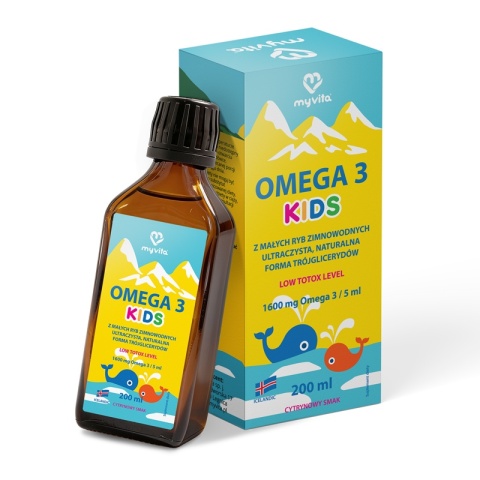MYVITA Omega 3 KIDS w Płynie 200 ml