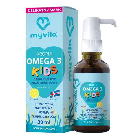 MYVITA Omega-3 KIDS Krople 30 ml
