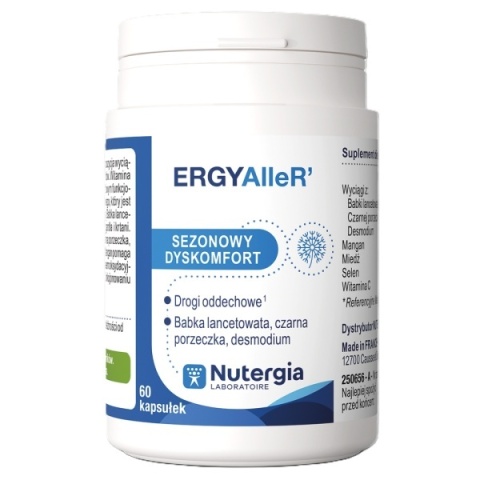 NUTERGIA ERGYALLER 60 Kapsułek