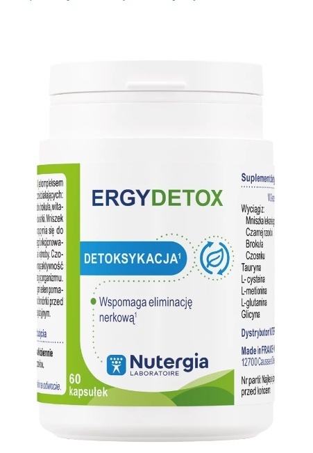 NUTERGIA Ergydetox Detoksykacja 60 Kapsułek