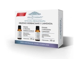OPTIMA NATURA Naturalny Olejek z Drzewa Herbacianego 10ml i Olejek z Kwiatów Lawendy 10 ml