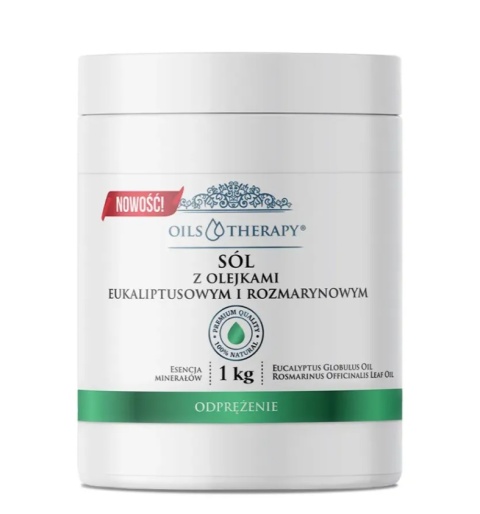 OPTIMA NATURA Sól z Olejkiem Eukaliptusowym i Rozmarynowym - Odprężenie 1 kg