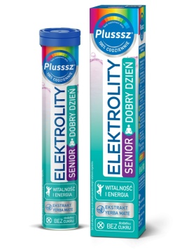 Plusssz Elektrolity Senior Dobry Dzień 24 Tabletki Musujące
