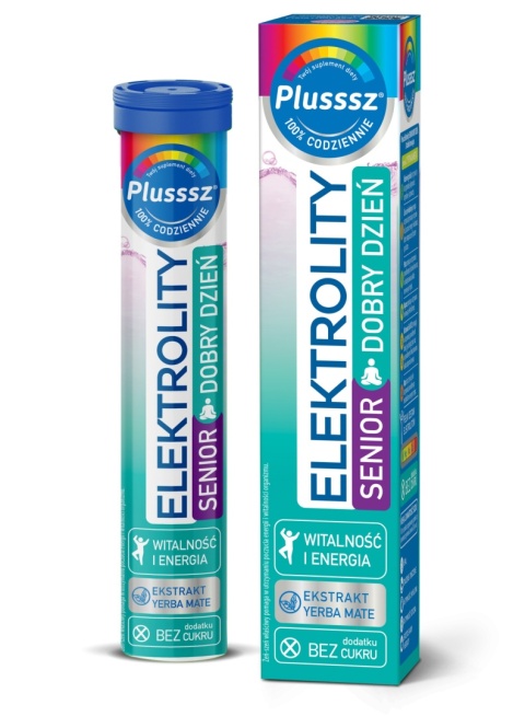 Plusssz Elektrolity Senior Dobry Dzień 24 Tabletki Musujące