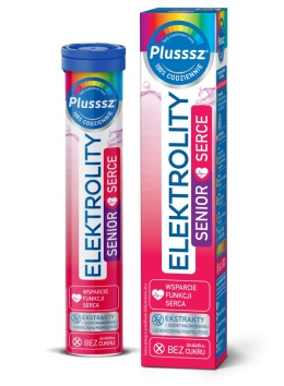 Plusssz Elektrolity Senior Serce 24 Tabletki Musujące