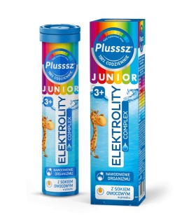 Plusssz Junior Elektrolity Complex 20 Tabletek Musujących