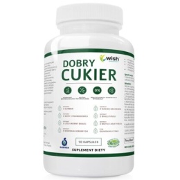 WISH Dobry Cukier Morwa Biała Kozieradka Biała Fasola Cynamon 90 Kapsułek